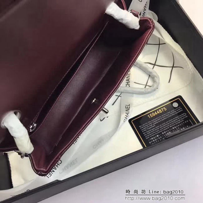 香奈兒CHANEL 升級版A1116小羊皮金銀鏈條單肩斜挎包 DSC1046